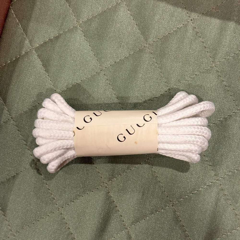 Gucci White Laces
